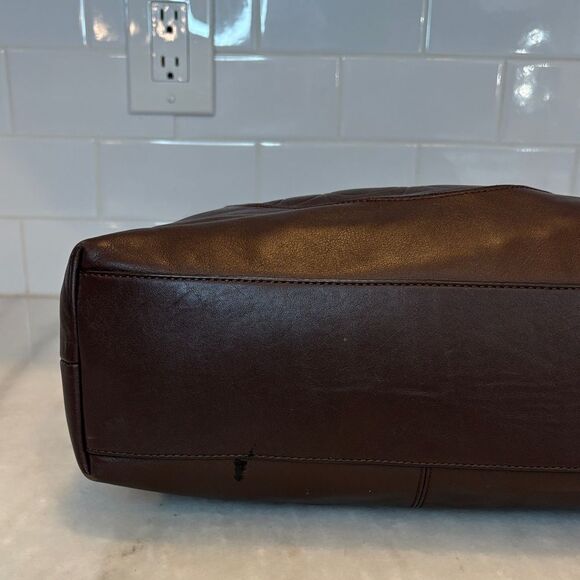 Coach Bag Purse Handbag Leather Laura Large Shoulder Bag Tote - Picture 10 of 16